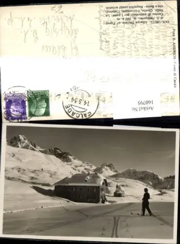 160795,Veneto Belluno Cortina d Ampezzo Albergo Ospizio al Passo di S. Pellegrino