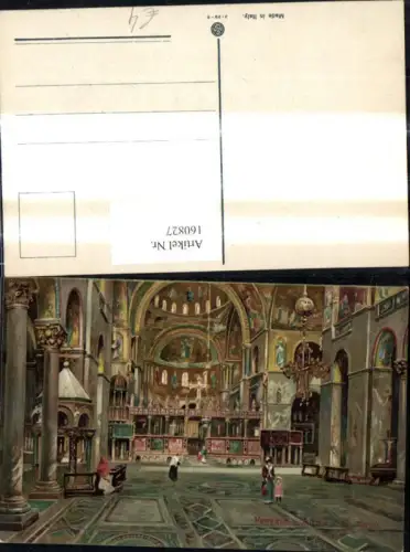 160827,Veneto Venezia Venedig Interno di S. Marco Kirche Inneres
