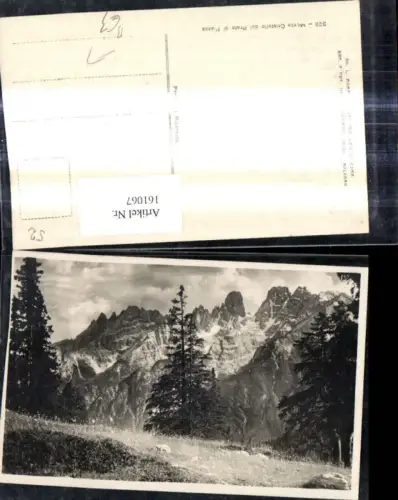 161067,Foto Ak Veneto Belluno Auronzo di Cadore Monte Cristallo dal Prato di Piazza