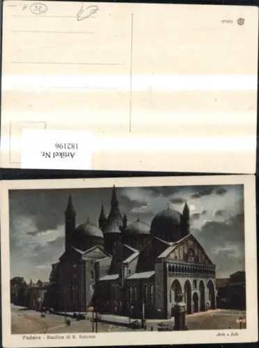 182196,Veneto Venezia Venedig Basilica di S. Antonio b. Mondschein