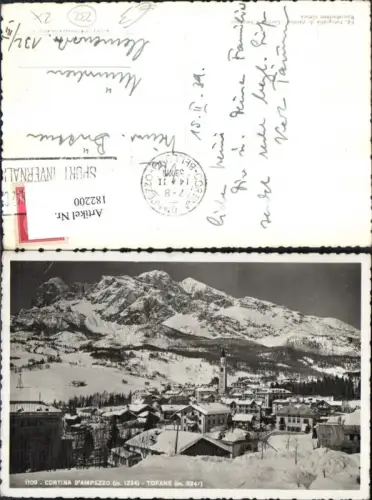 182200,Veneto Cortina Dampezzo Tofane Totale