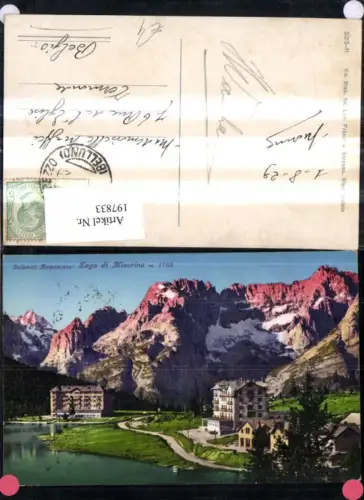 197833,Veneto Dolomiti Ampezzane Lago di Misurina Misurinasee Auronzo di Cadore