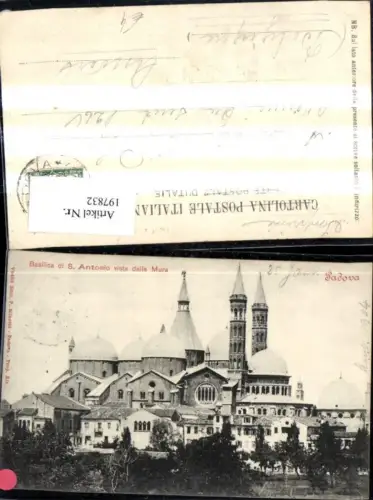 197832,Veneto Padova Padua Basilica d S Antonio vista della Mura Kirche
