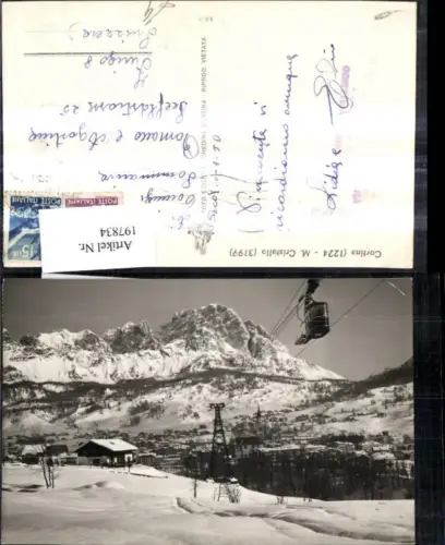 197834,Veneto Cortina M Cristallo Winter Seilbahn Gondel