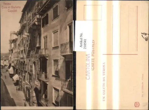 210541,Veneto Verona Casa di Giulietta Capuleti Detailansicht