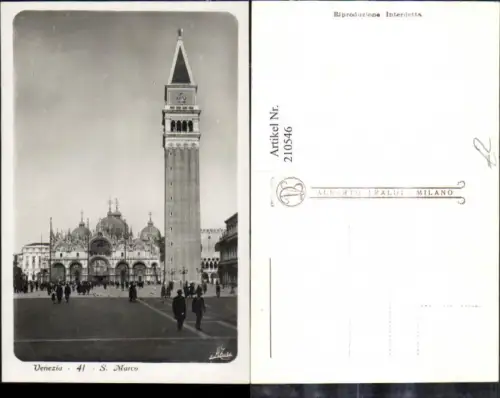 210546,Veneto Venezia Venedig S. Marco Turm