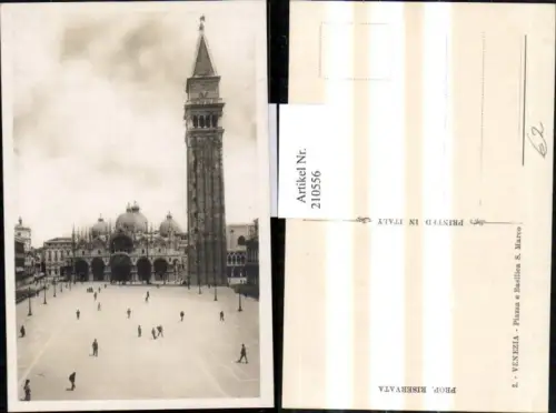 210556,Veneto Venezia Venedig Piazza e Basilica S. Marco Kirche