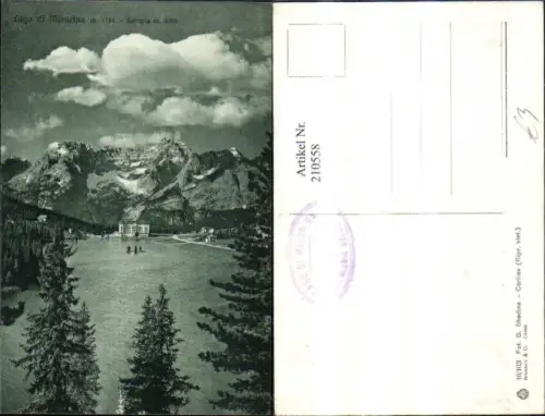 210558,Veneto Lago di Misurina Sarapis