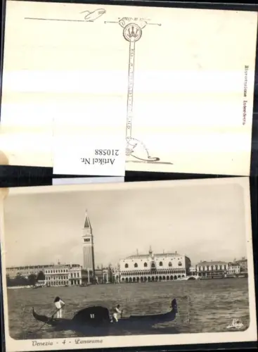 210588,Veneto Venezia Venedig Panorama Gondel