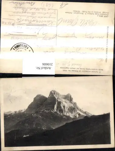 210606,Veneto Il Colosso dolomitico del Pelmo dalla caratteristica forma ad ampio seggiolone