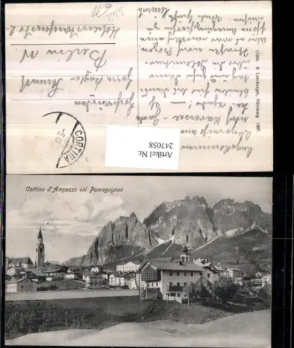 247058,Veneto Belluno Cortina d'Ampezzo col Pomagagnon Totale Detailansicht