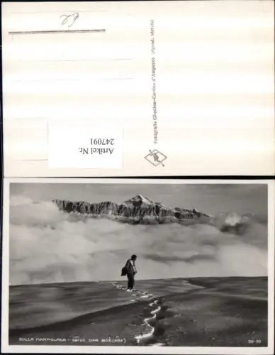 247091,Veneto Belluno Solla Marmolada verso cima Boe Bergkulisse b. Rocca Pietore