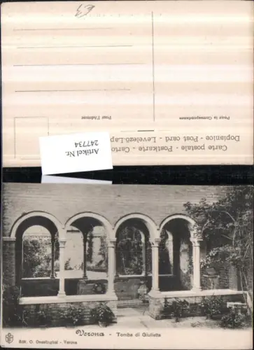 247734,Veneto Verona Tomba di Giulietta Grabmal