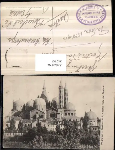 247753,Veneto Padova Basilica di S. Antonio vista dai Bastioni Kirche