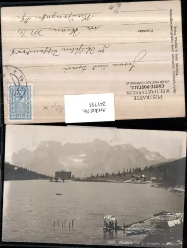 247755,Veneto Belluno Misurina-See geg. Sorapiss u. Antelao b. Cortina d'Ampezzo