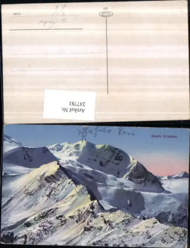 247781,Veneto Belluno Auronzo di Cadore Monto Cristallo Bergkulisse pub Kapper 607