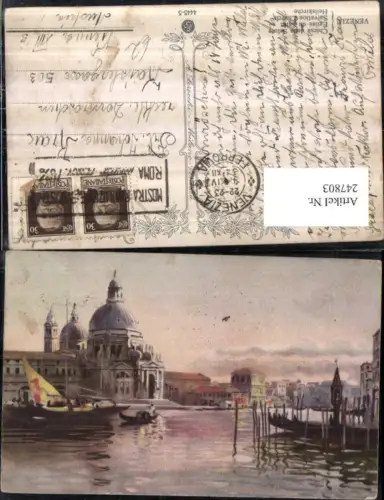 247803,Künstler AK A. Scrocchi Veneto Venezia Venedig Chiesa della Salute Kirche