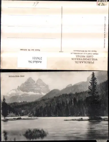 276321,Veneto Belluno Misurina-See Bergkulisse b. Cortina d'Ampezzo
