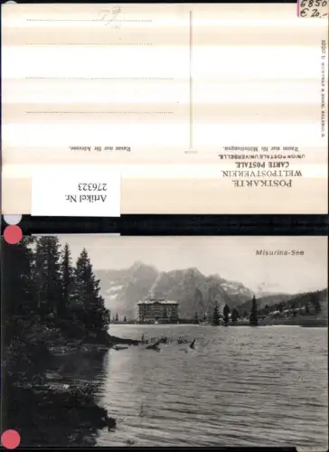 276323,Veneto Belluno Misurina-See Partie b. Cortina d'Ampezzo