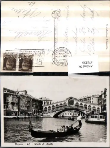 276330,Veneto Venezia Venedig Ponte di Rialto Rialtobrücke Brücke Gondel
