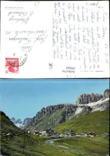 292662,Veneto Belluno Passo Pordoi Bergkulisse b. Livinallongo del Col di Lana