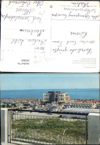 292861,Veneto Venezia Chioggia Sottomarina Stabilimento Astoria Badeanstalt Strand