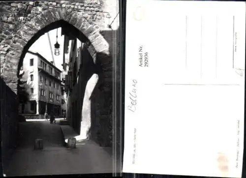 292936,Veneto Belluno Porta Rugo Durchgang Straßenansicht