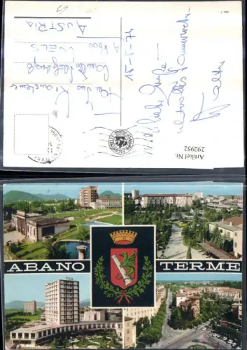292952,Veneto Padova Abano Terme Teilansichten Hotel Plaza Mehrbildkarte