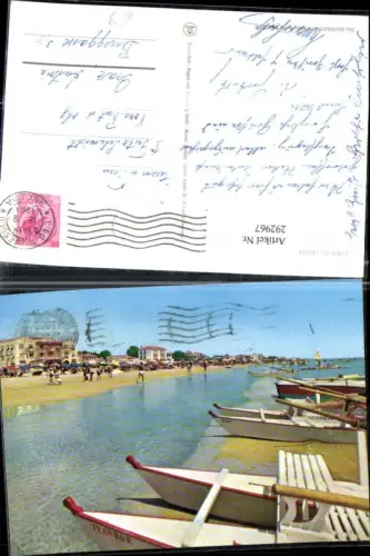 292967,Veneto Venezia Lido di Jesolo Strand Strandleben Boote