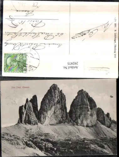292975,Veneto Belluno Dei Drei Zinnen Bergkulisse b. Auronzo di Cadore