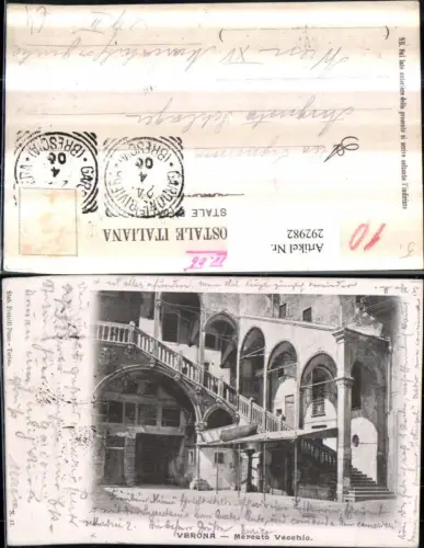 292982,Veneto Verona Mercato Vecchio Stiege Motiv