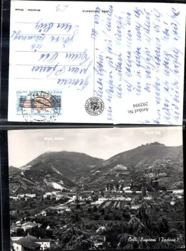 292994,Veneto Padova Colli Euganei Totale m. Monte Venda u. Rua