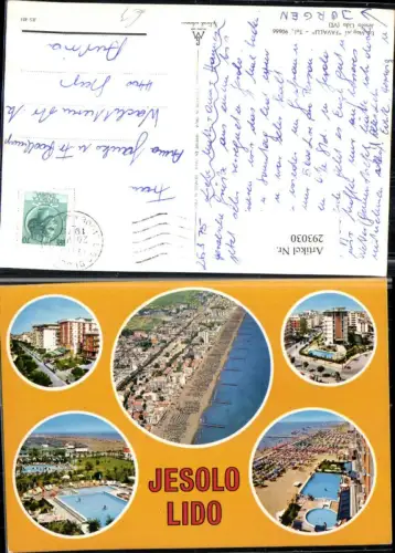 293030,Veneto Venezia Jesolo Lido Totale Strand Pool Hotels Mehrbildkarte