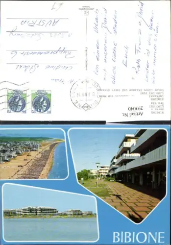 293040,Veneto Venezia Bibione Hotels Strand Spiaggia Mehrbildkarte