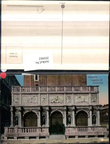 293062,Veneto Venezia Venedig Loggetta di Sansovino
