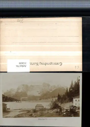 312650,Veneto Belluno Misurinasee b. Cortina d'Ampezzo m. Sorapis Bergkulisse