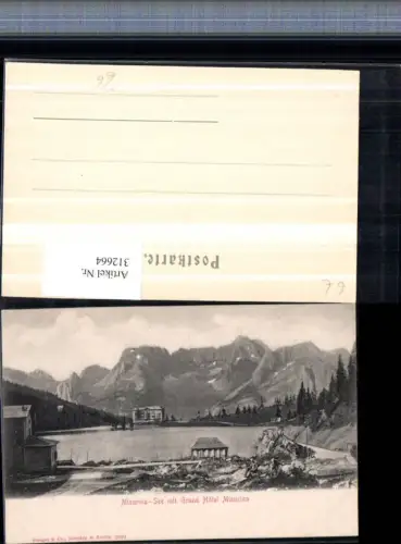 312664,Veneto Belluno Misurinasee b. Cortina d’Ampezzo Grand Hotel Bergkulisse pub Stengel e Co 2809