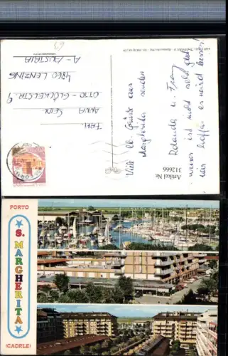 312666,Veneto Venezia Caorle Porto S. Margherita Hafen Boote Mehrbildkarte