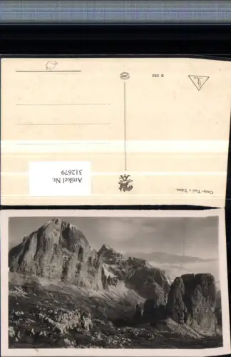 312679,Veneto Belluno Cinque Torri e Tofana b. Cortina d’Ampezzo Bergkulisse