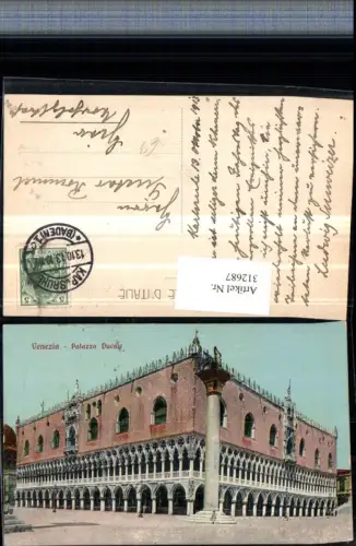 312687,Veneto Venezia Venedig Palazzo Ducale Palast Gebäude