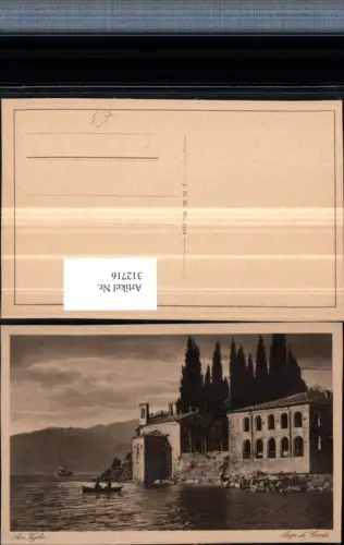 312716,Veneto Verona Lago di Garda San Vigilio b. Garda Partie Hotel Pension