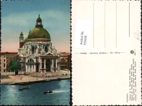 353658,Veneto Venezia Venedig Chiesa di S. Maria della Salute Kirche