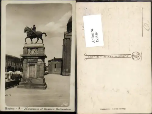 353659,Veneto Padova Monumento al Generale Gattamelata Denkmal