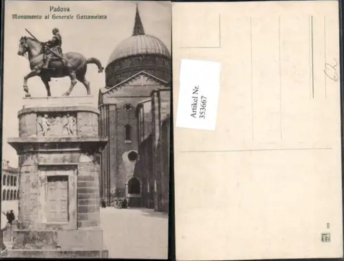 353667,Veneto Padova Monumento al Generale Gattamelata Denkmal