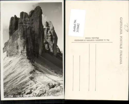 353682,Veneto Belluno Tre Cime di Lavaredo b. Auronzo di Cadore Bergkulisse