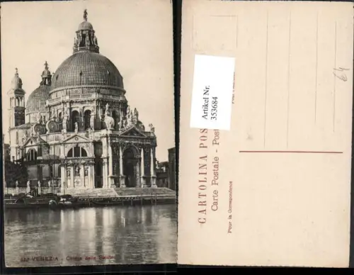353684,Veneto Venezia Venedig Chiesa della Salute Kirche