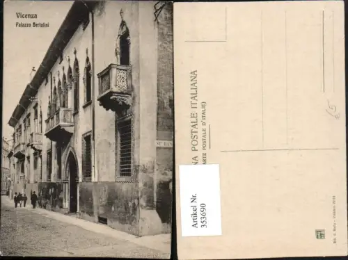 353690,Veneto Vicenza Palazzo Bertolini Gebäude