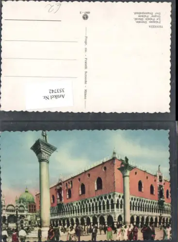 353742,Veneto Venezia Venedig Palazzo Ducale Dogenpalast Säulen