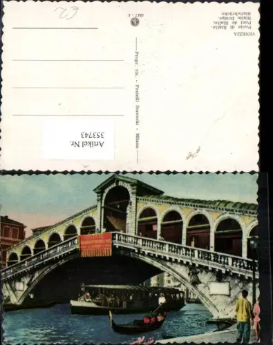 353743,Veneto Venezia Venedig Ponte di Rialto Rialtobrücke Brücke Gondel Boot