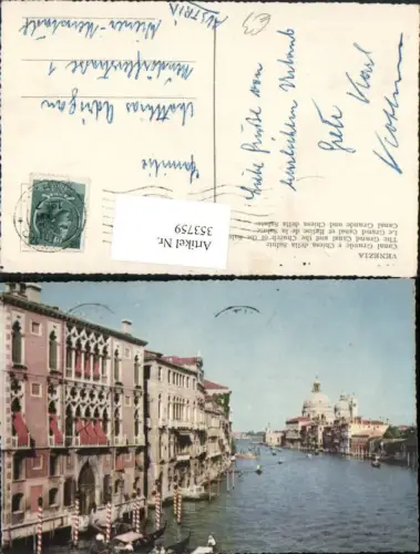 353759,Veneto Venezia Venedig Canal Grande e Chiesa della Salute Kanal